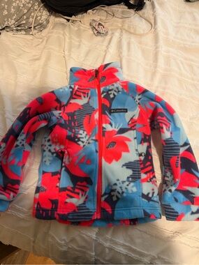 Girls Columbia Fleece Jacket size xxs (4/5)